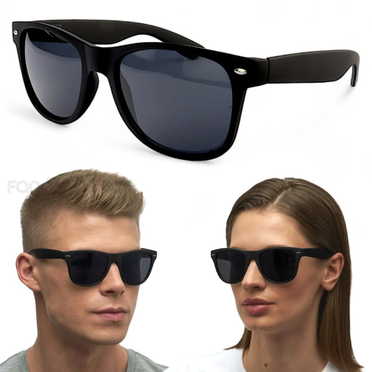 Óculos de Sol Wayfare Preto Proteção UV400