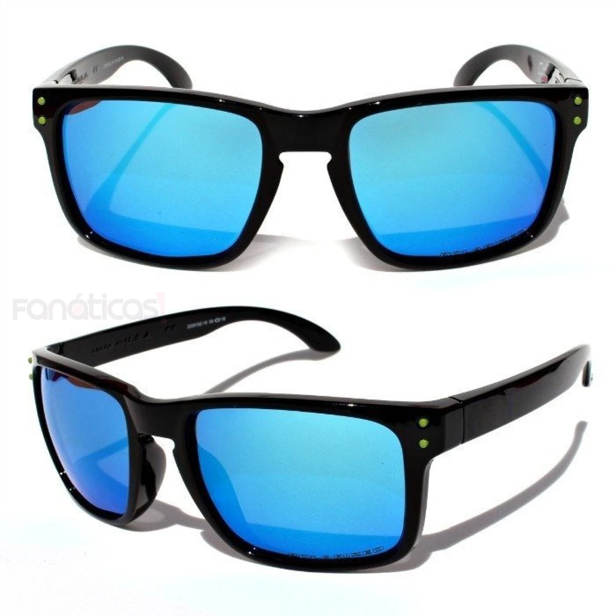 Óculos Holbrook MotoGP RM110 Preto com Lente Azul