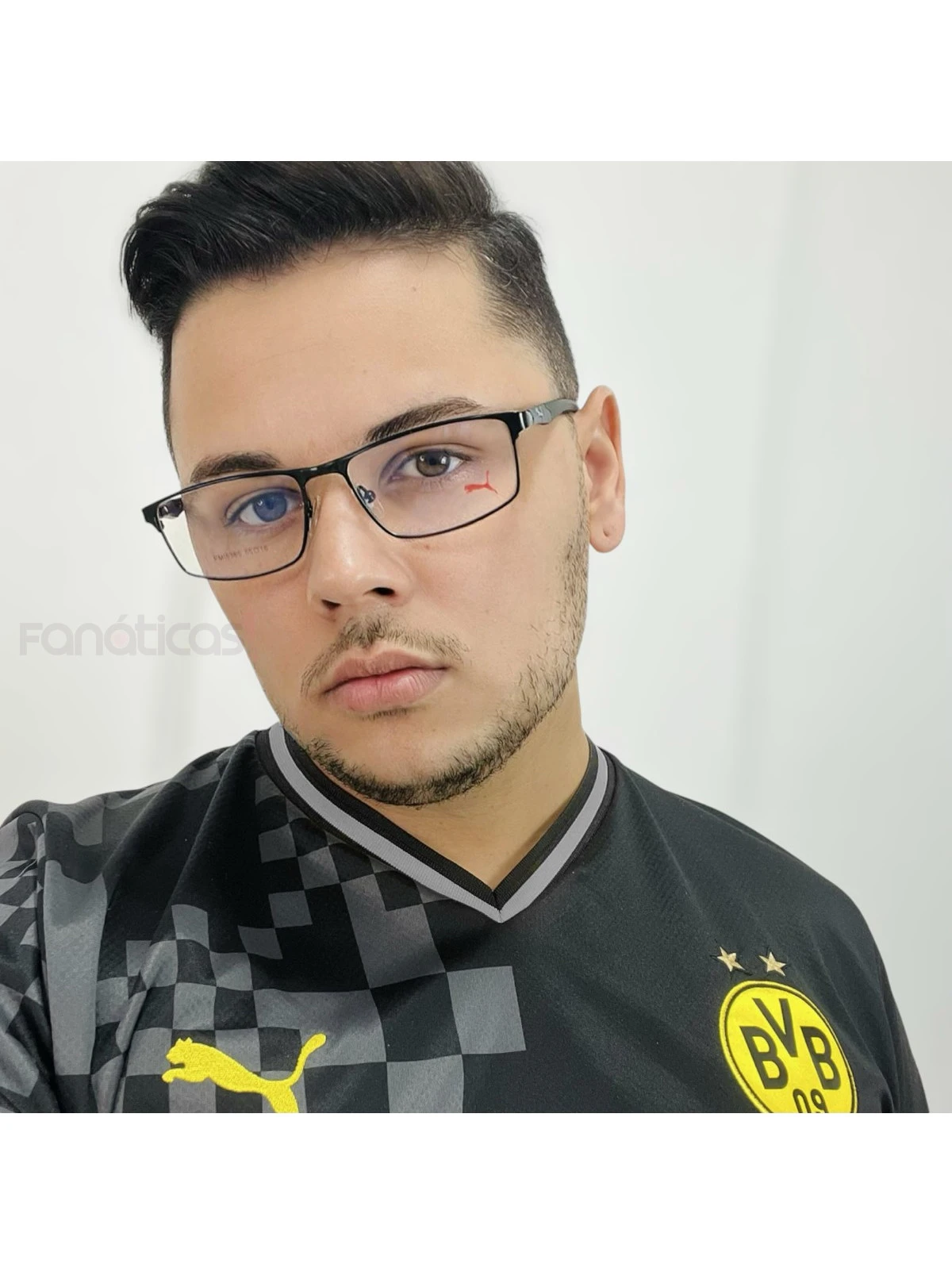 Armação de Óculos Retangular PM15365 C1-3 Preto