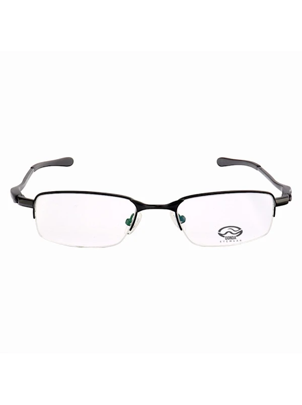 Armação de Óculos Retangular Meio Aro Crosshair OX4068 Preto