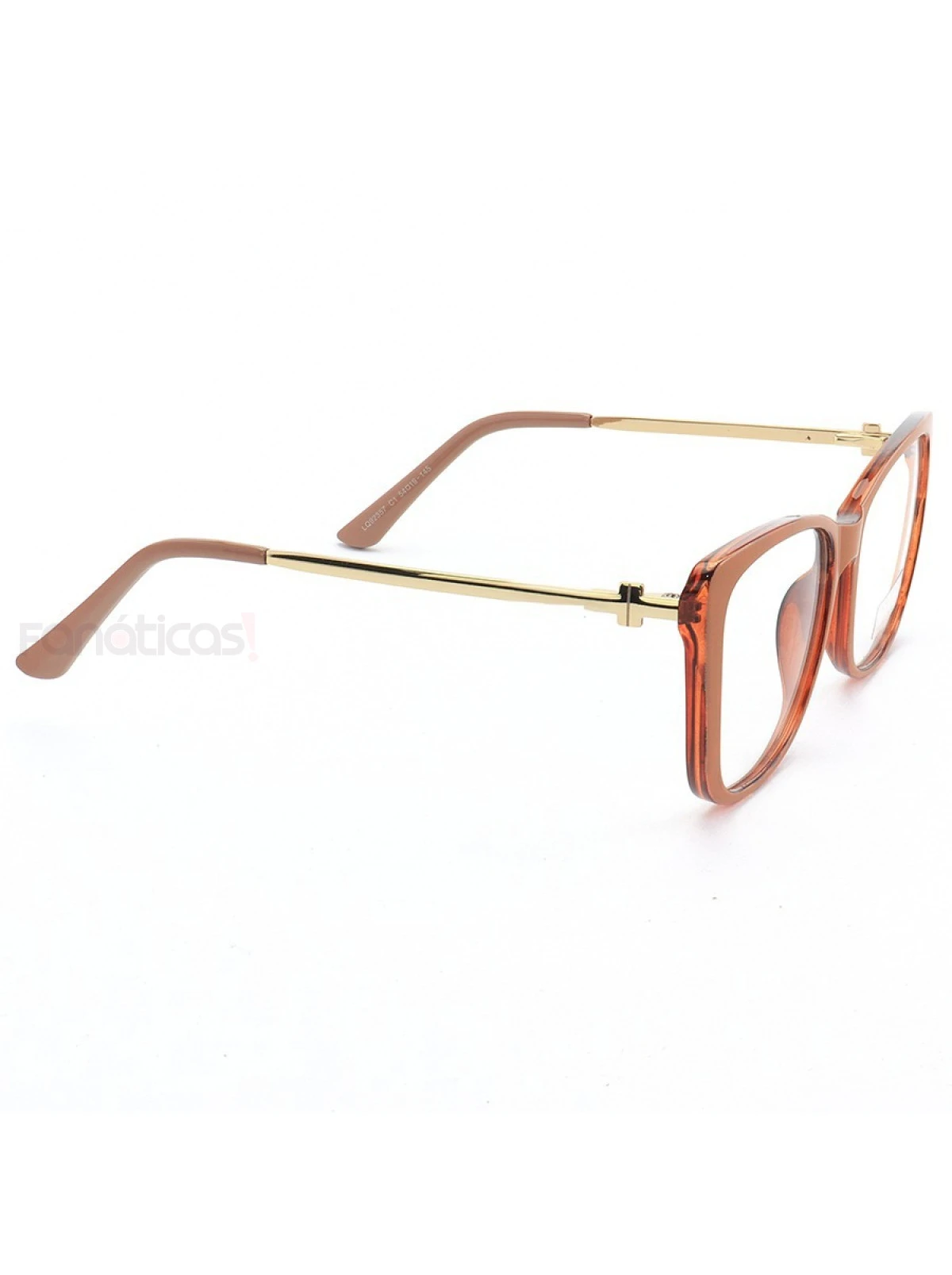 Armação de Óculos Quadrado LQ92357 Nude