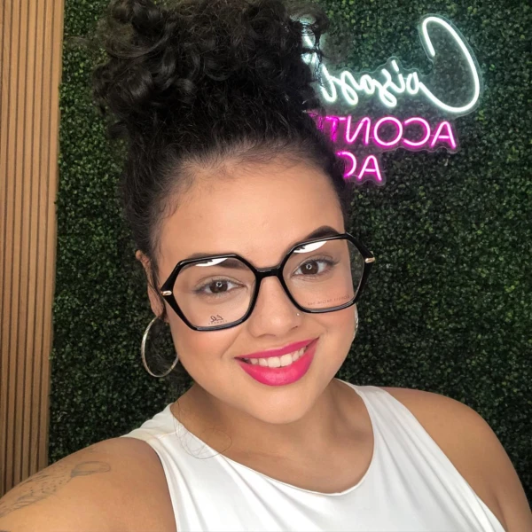 Armação de Óculos Quadrado LQ6011 Preto