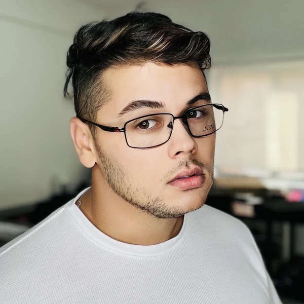 Armação de Óculos Retangular OX5118 Preto