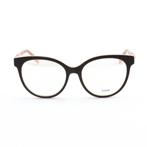 Armação de Óculos Redondo FF0275 Preto e Rosa