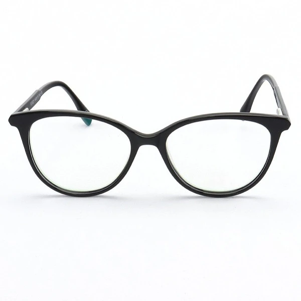 Armação de Óculos Oval FF0465 Preto