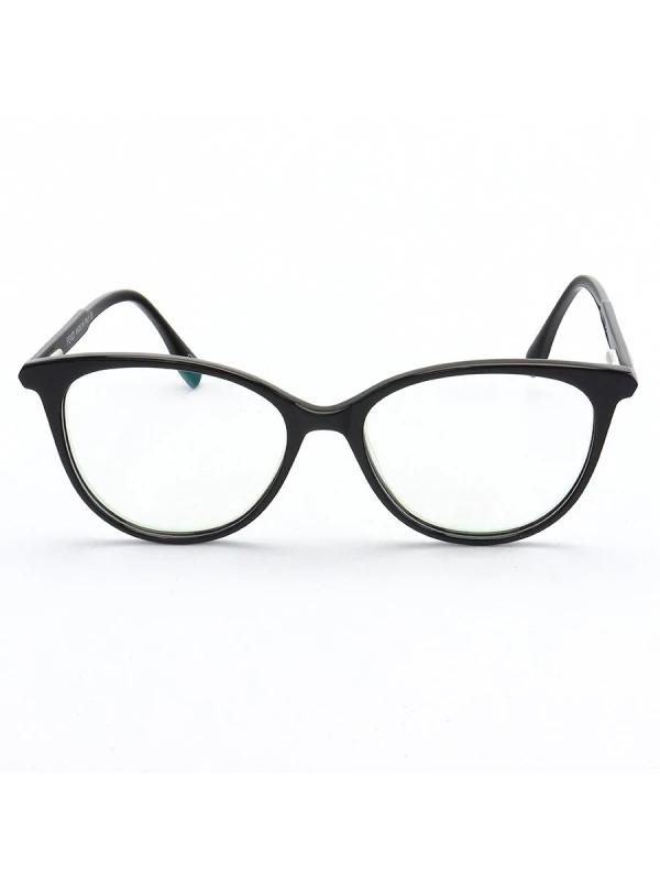 Armação de Óculos Oval FF0465 Preto