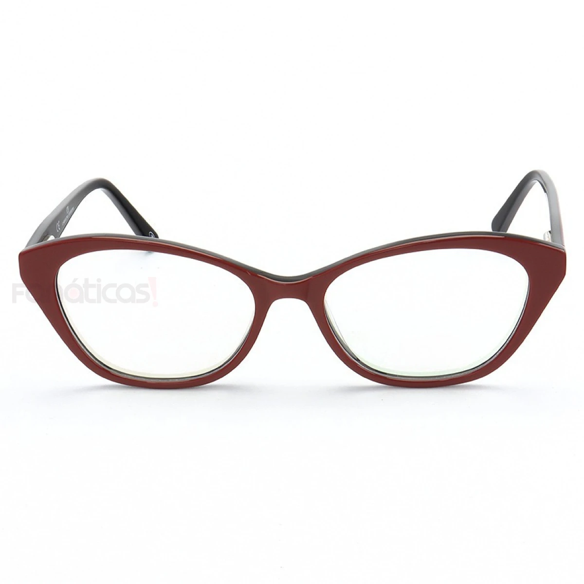 Armação de Óculos Quadrado Vhe4052 Vermelho