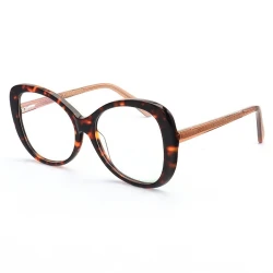 Armação de Óculos Quadrada CL00110 Marrom Tartaruga