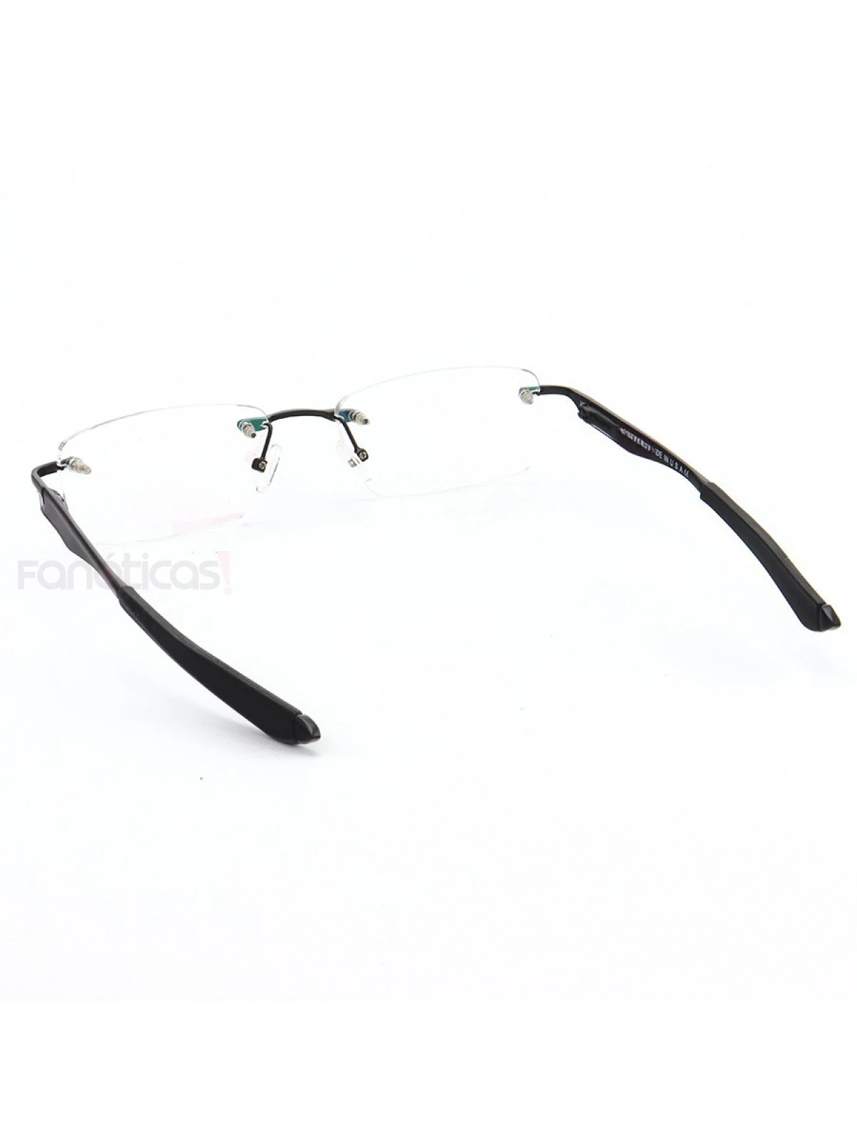 Armação de Óculos Flutuante Sem Aro Wingfold Preto