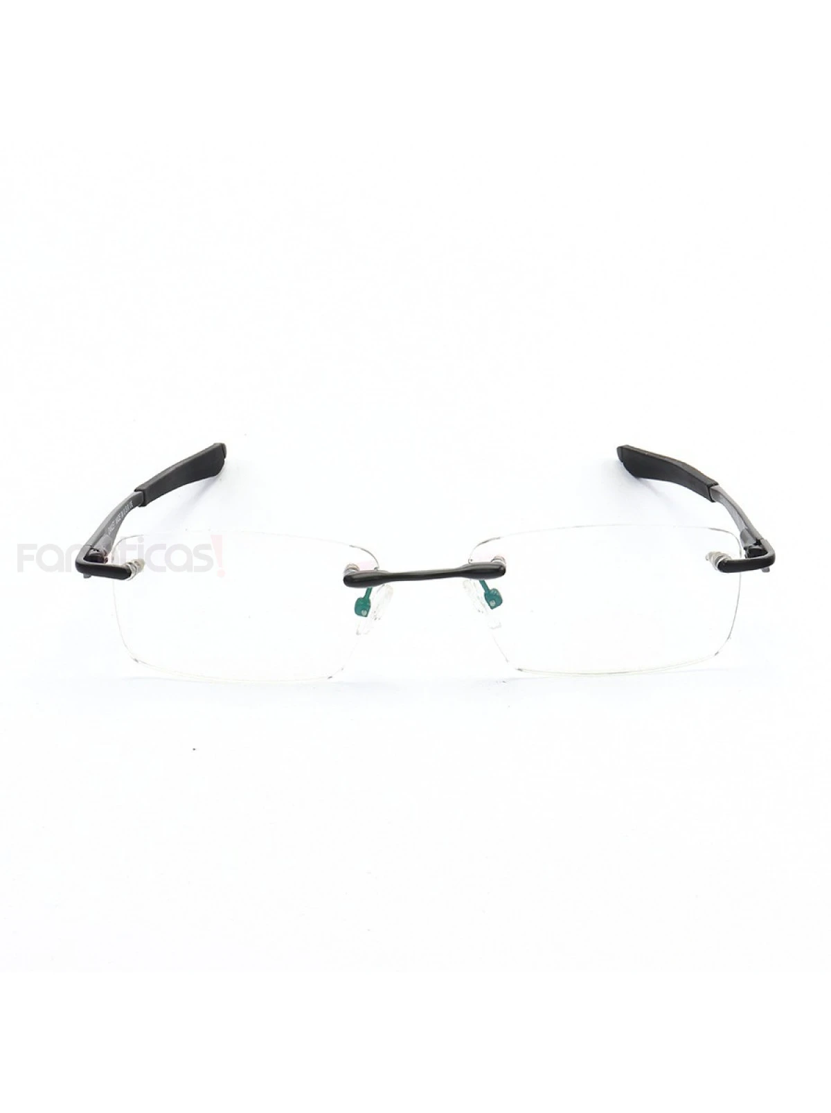 Armação de Óculos Flutuante Sem Aro Wingfold Preto