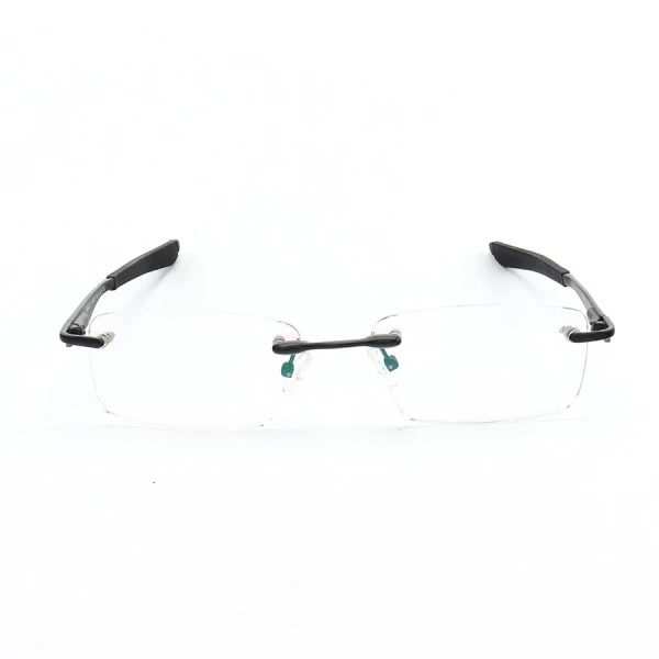 Armação de Óculos Flutuante Sem Aro Wingfold Preto