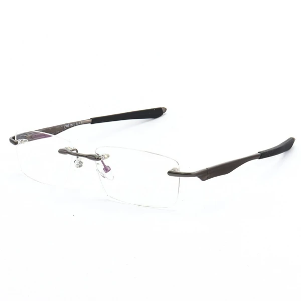 Armação de Óculos Flutuante Sem Aro Wingfold Grafite