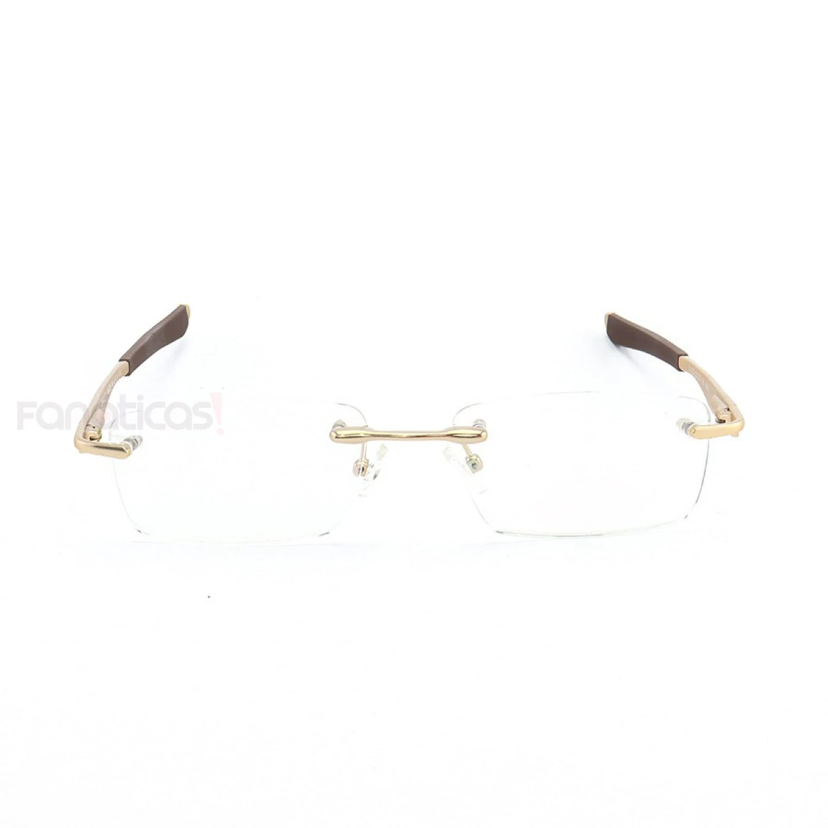 Armação de Óculos Flutuante Sem Aro Wingfold Dourado