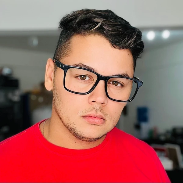 Armação de Óculos Retangular L2741 Preto