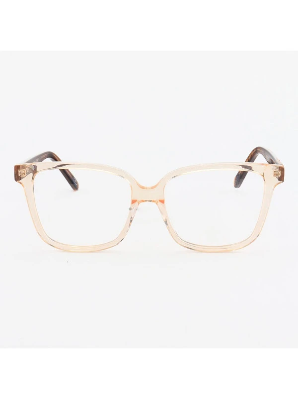 Armação de Óculos Quadrado CH1215 Creme Translúcido