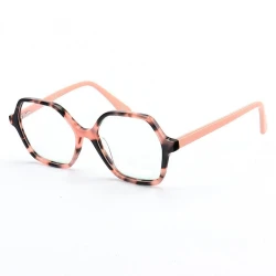 Armação de Óculos Quadrada VO5363 Rosa Tartaruga