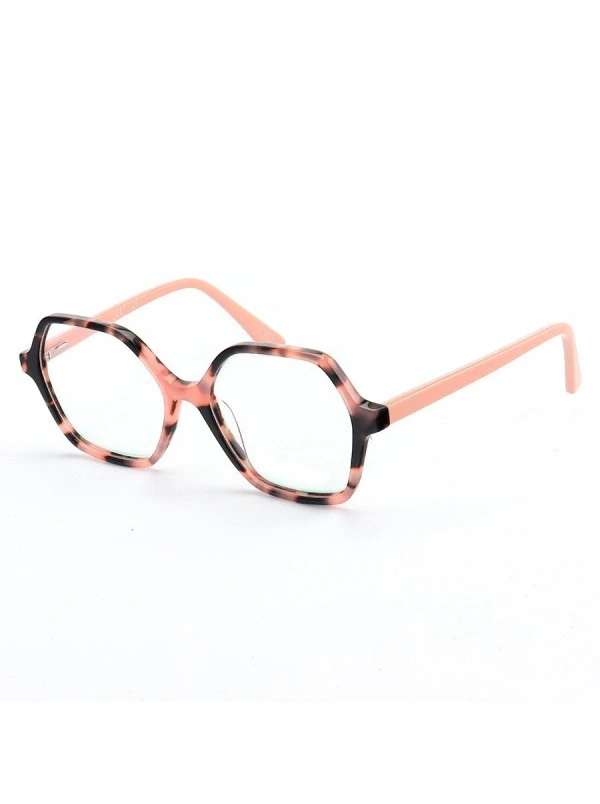 Armação de Óculos Quadrada VO5363 Rosa Tartaruga