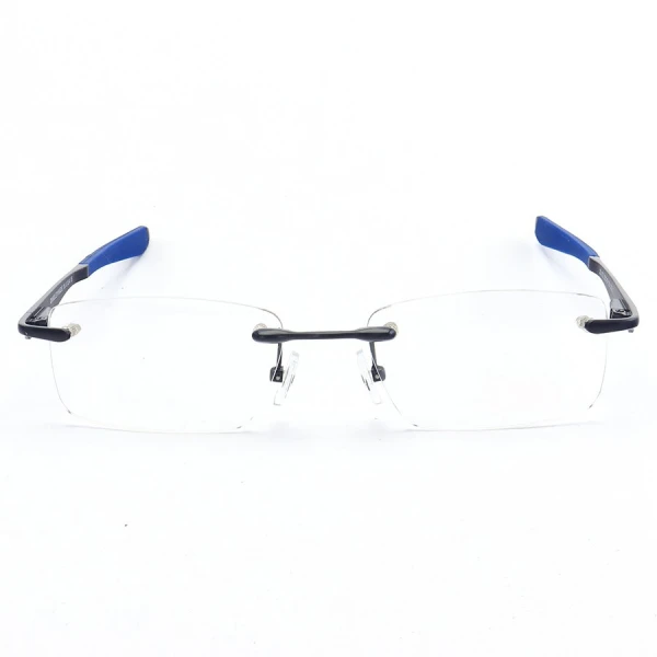 Armação de Óculos Flutuante Sem Aro Wingfold Todo Azul