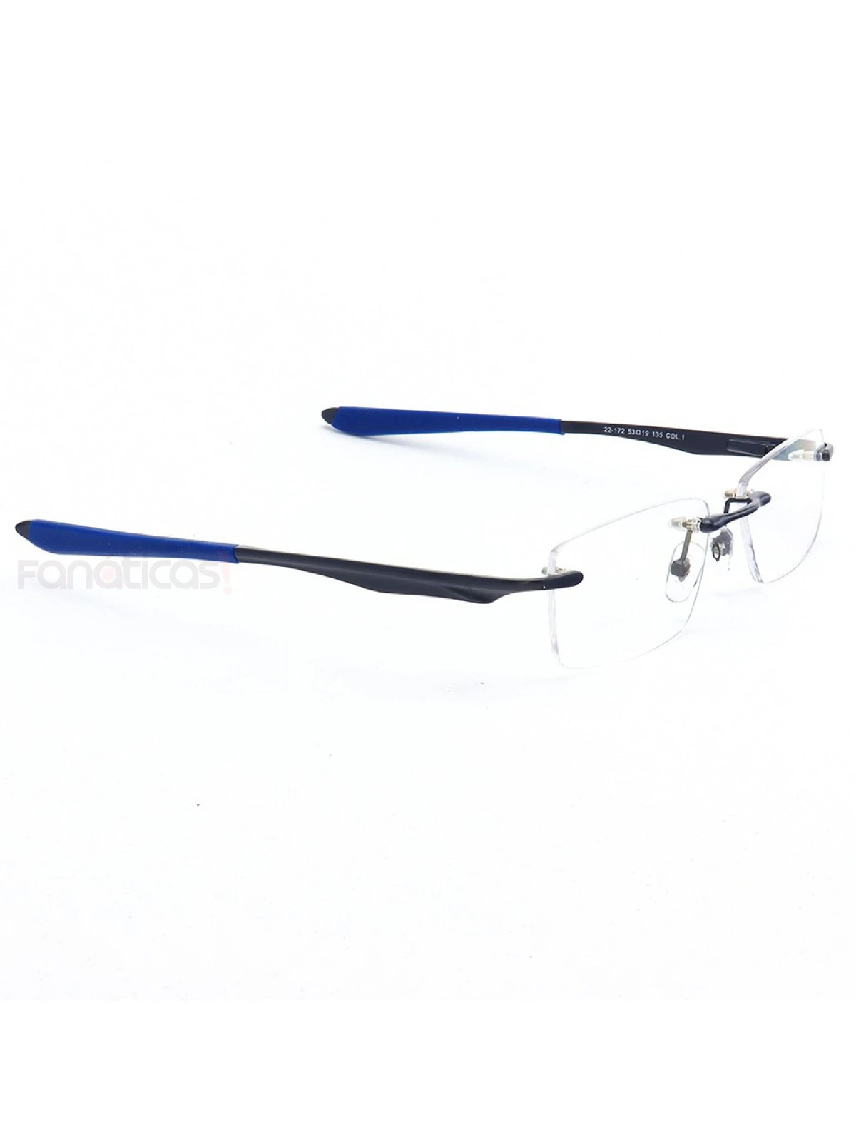 Armação de Óculos Flutuante Sem Aro Wingfold Todo Azul