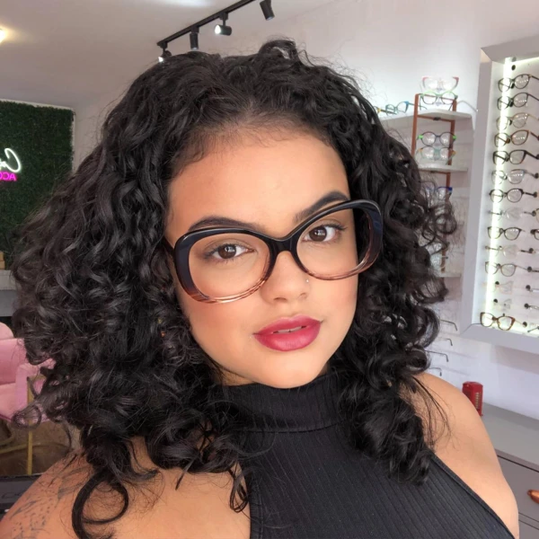 Armação de Óculos Quadrada CL00110 Degrade