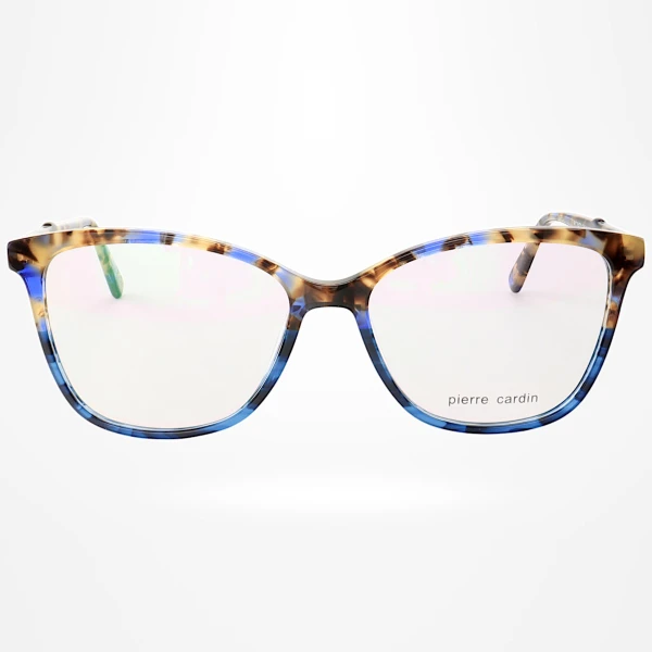 Armação de Óculos Quadrada  PC8470 Azul Tartaruga