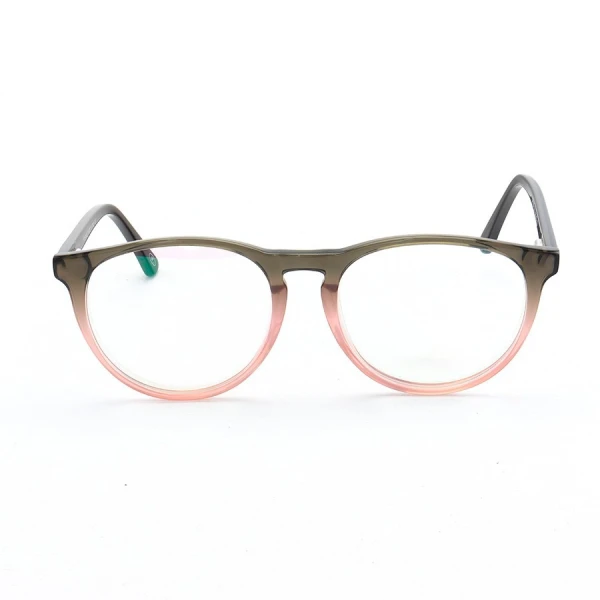 Armação de Óculos Redonda CH7080 Chumbo Degrade