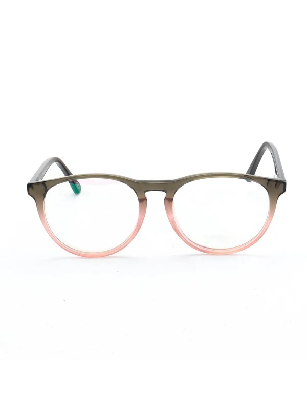 Armação de Óculos Redonda CH7080 Chumbo Degrade