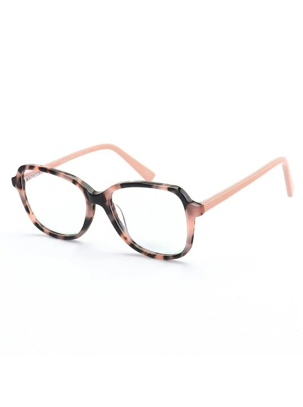 Armação de Óculos Quadrado TF2211 Rosa Tartaruga