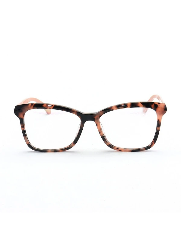 Armação de Óculos Quadrada CH3353 Rosa Tartaruga