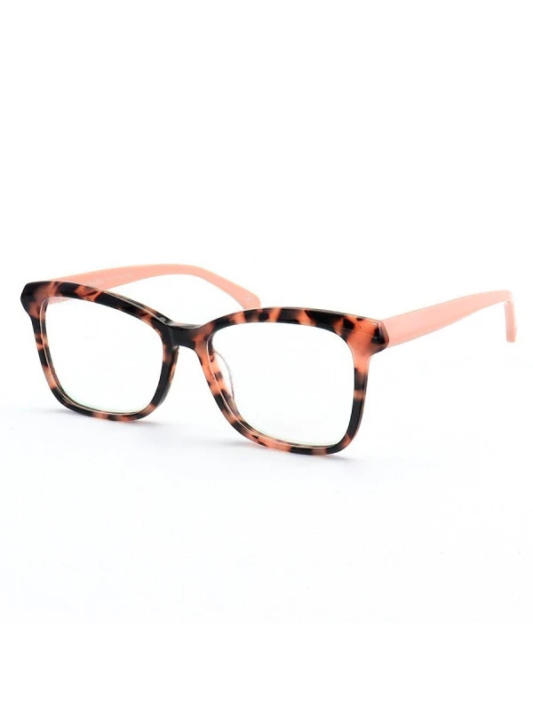 Armação de Óculos Quadrada CH3353 Rosa Tartaruga