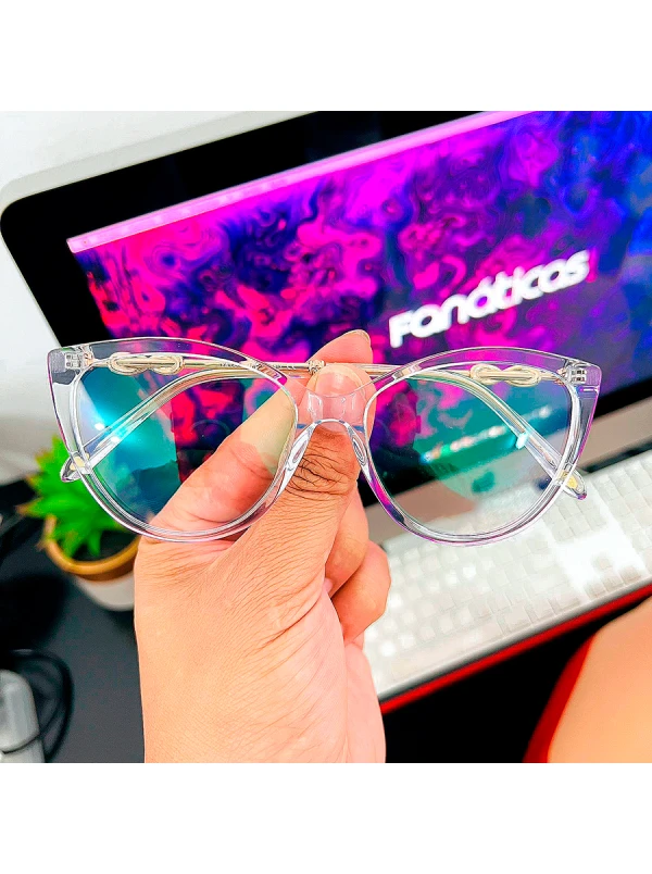 Armação de Óculos Gatinho TF2161 Transparente