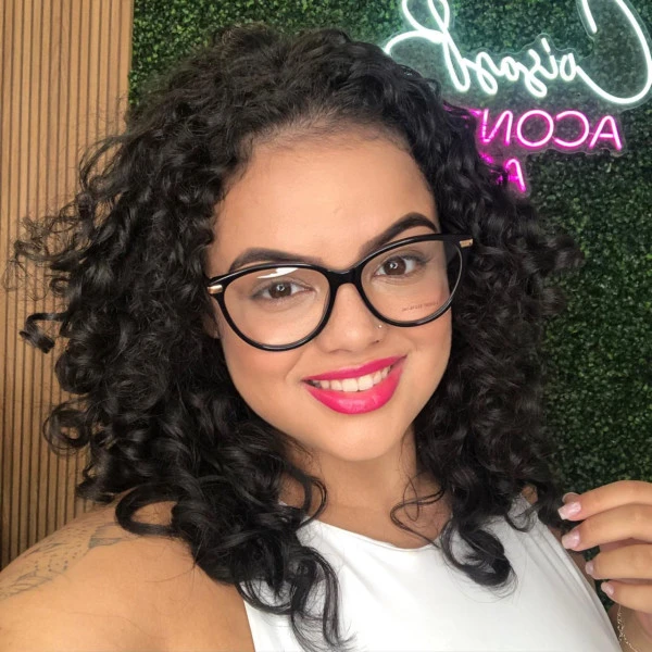 Armação de Óculos Oval LQ0097 Preto