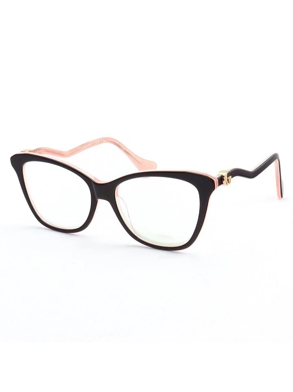 Armação de Óculos Quadrado GG10120 Preto e Rosa