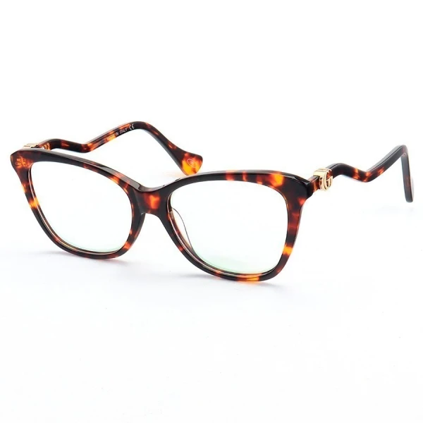 Armação de Óculos Quadrado GG10120 Marrom Tartaruga