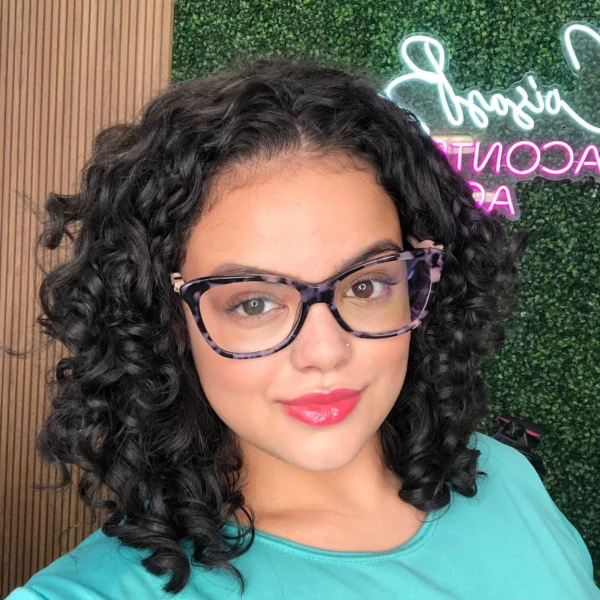 Armação de Óculos Quadrado GG10120 Rosa Tartaruga