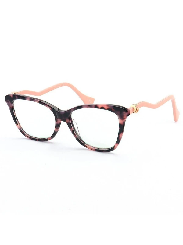 Armação de Óculos Quadrado GG10120 Rosa Tartaruga