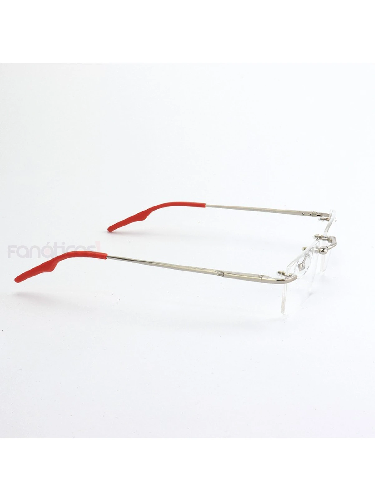 Armação de Óculos Retangular Flutuante Sem Aro Wingback Red