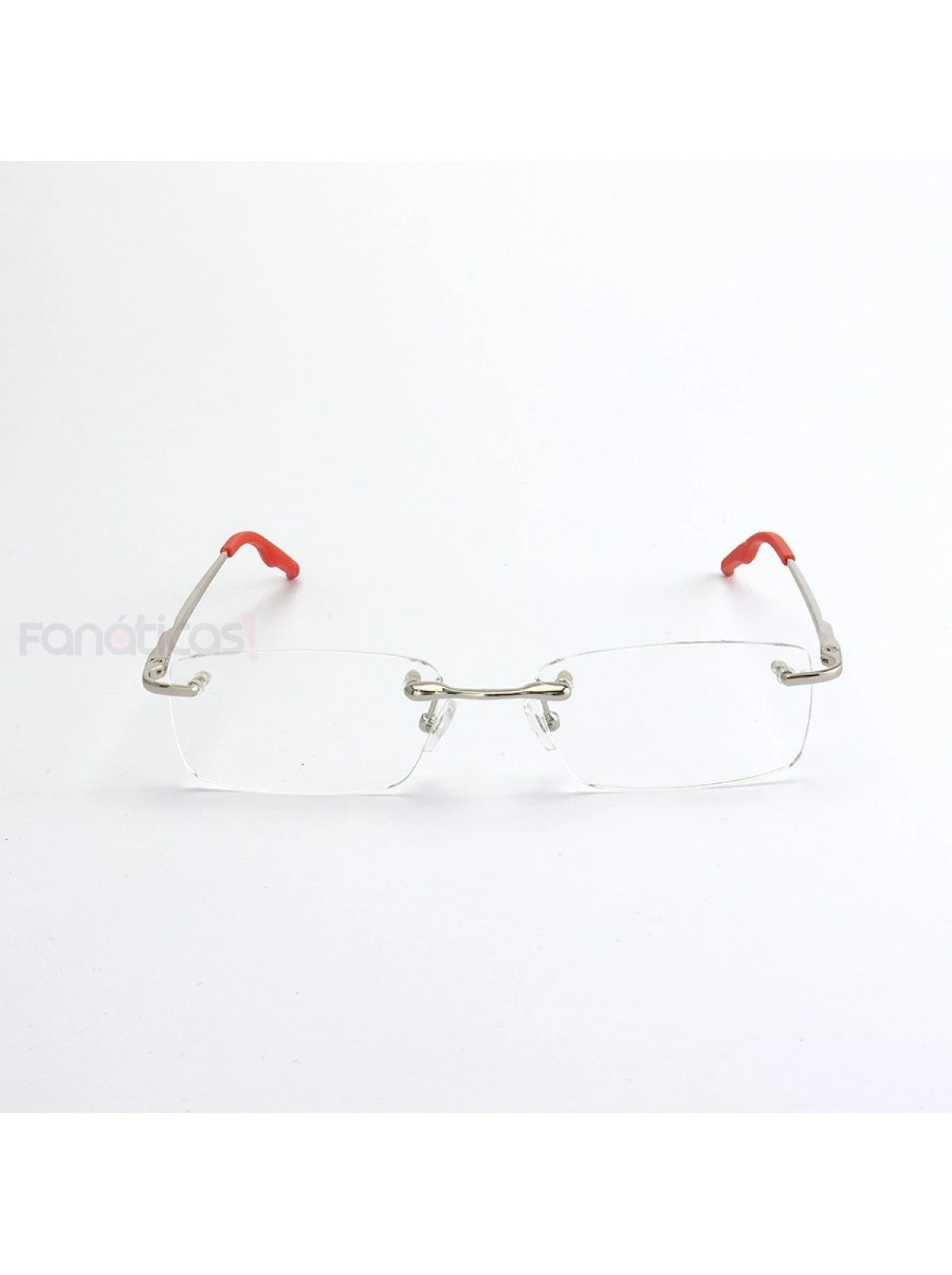 Armação de Óculos Retangular Flutuante Sem Aro Wingback Red