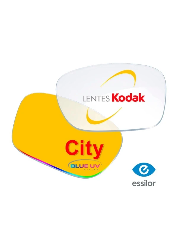 Par de Lentes Kodak City Blue 1.67