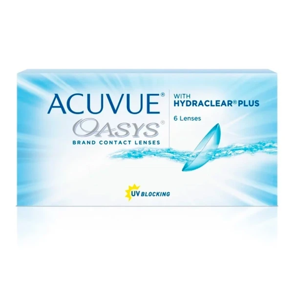 Lentes de Contato Acuvue Oasys com Hydraclear Plus - Caixa com 6