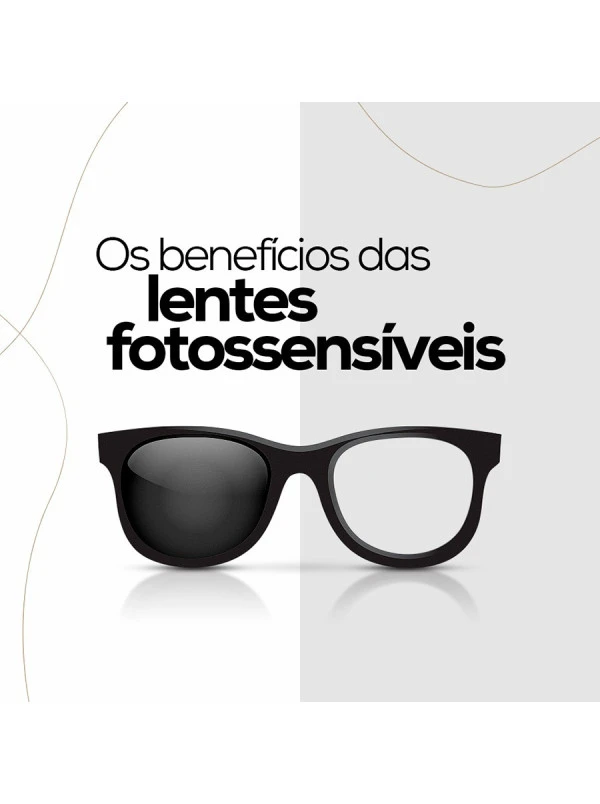 Lentes Fotossensíveis Escurecem no Sol