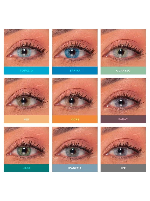 Lentes de Contato Solótica Hidrocor Sem Borda Anual