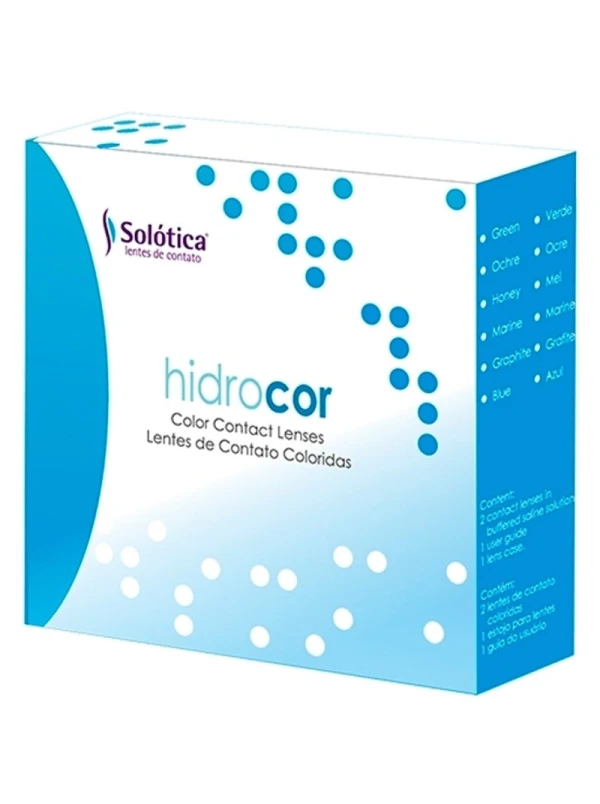Lentes de Contato Solótica Hidrocor Sem Borda Anual
