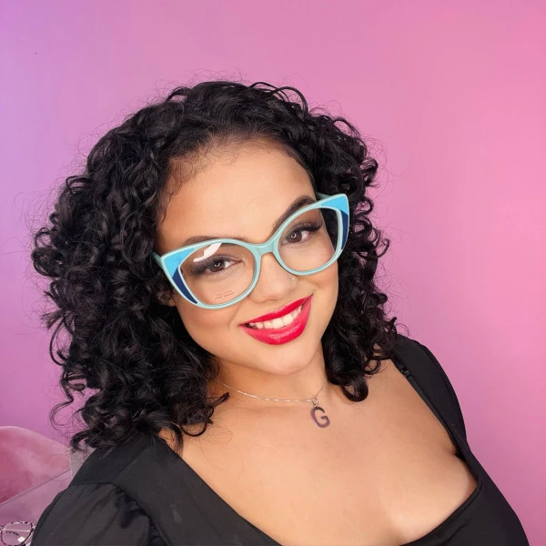 Armação de Óculos Gatinho DLYY1002 Verde