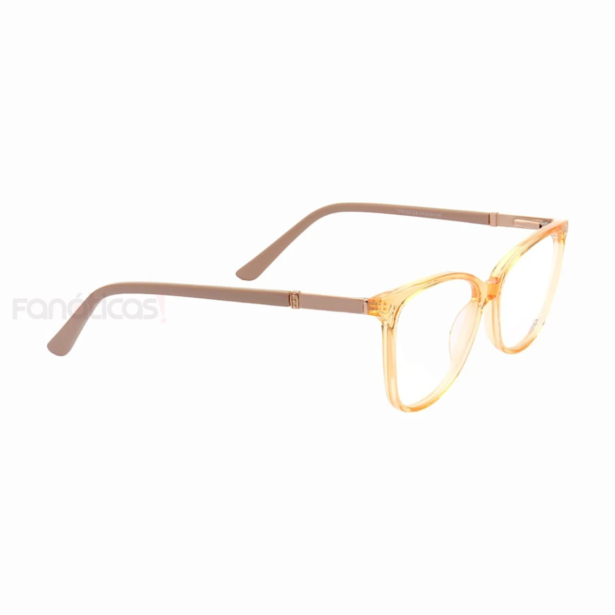 Armacao de Óculos Quadrado TF5702 Laranja e Nude