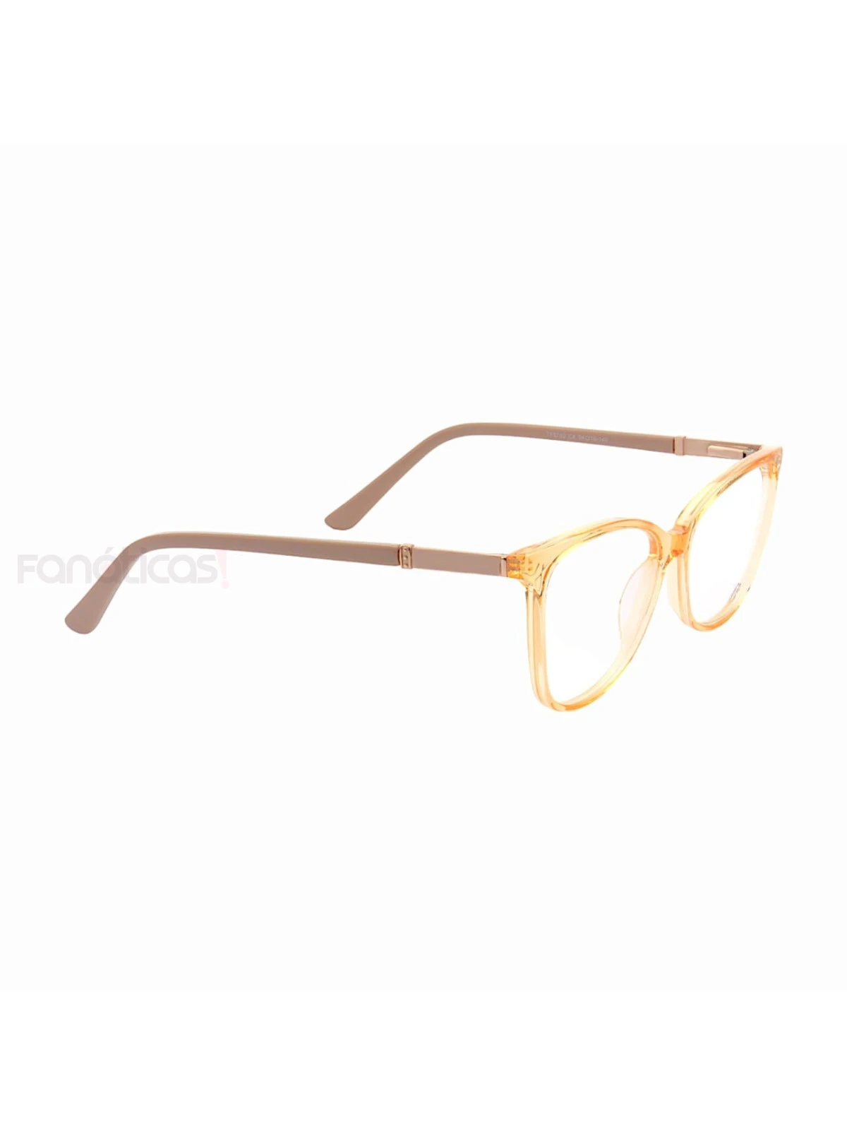 Armacao de Óculos Quadrado TF5702 Laranja e Nude