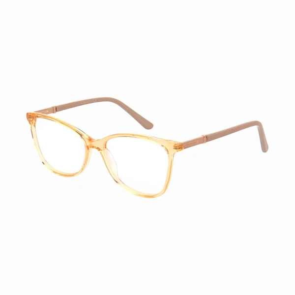 Armacao de Óculos Quadrado TF5702 Laranja e Nude