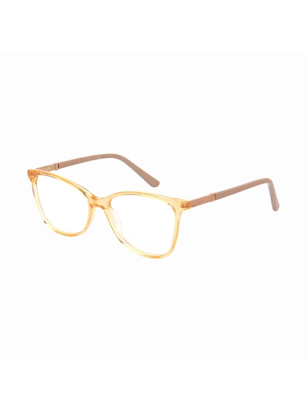 Armacao de Óculos Quadrado TF5702 Laranja e Nude