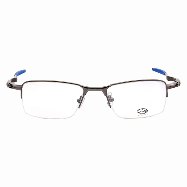 Armação de Óculos Meio Aro Evade OX3208 Grafite e Azul