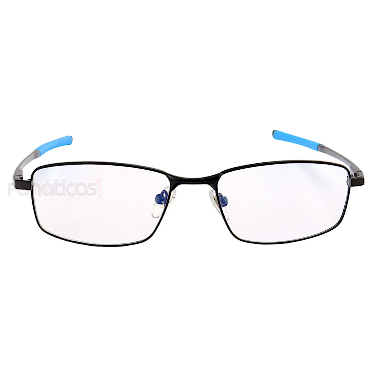 Armação de Óculos Retangular Socket OX3217 Preto e Azul